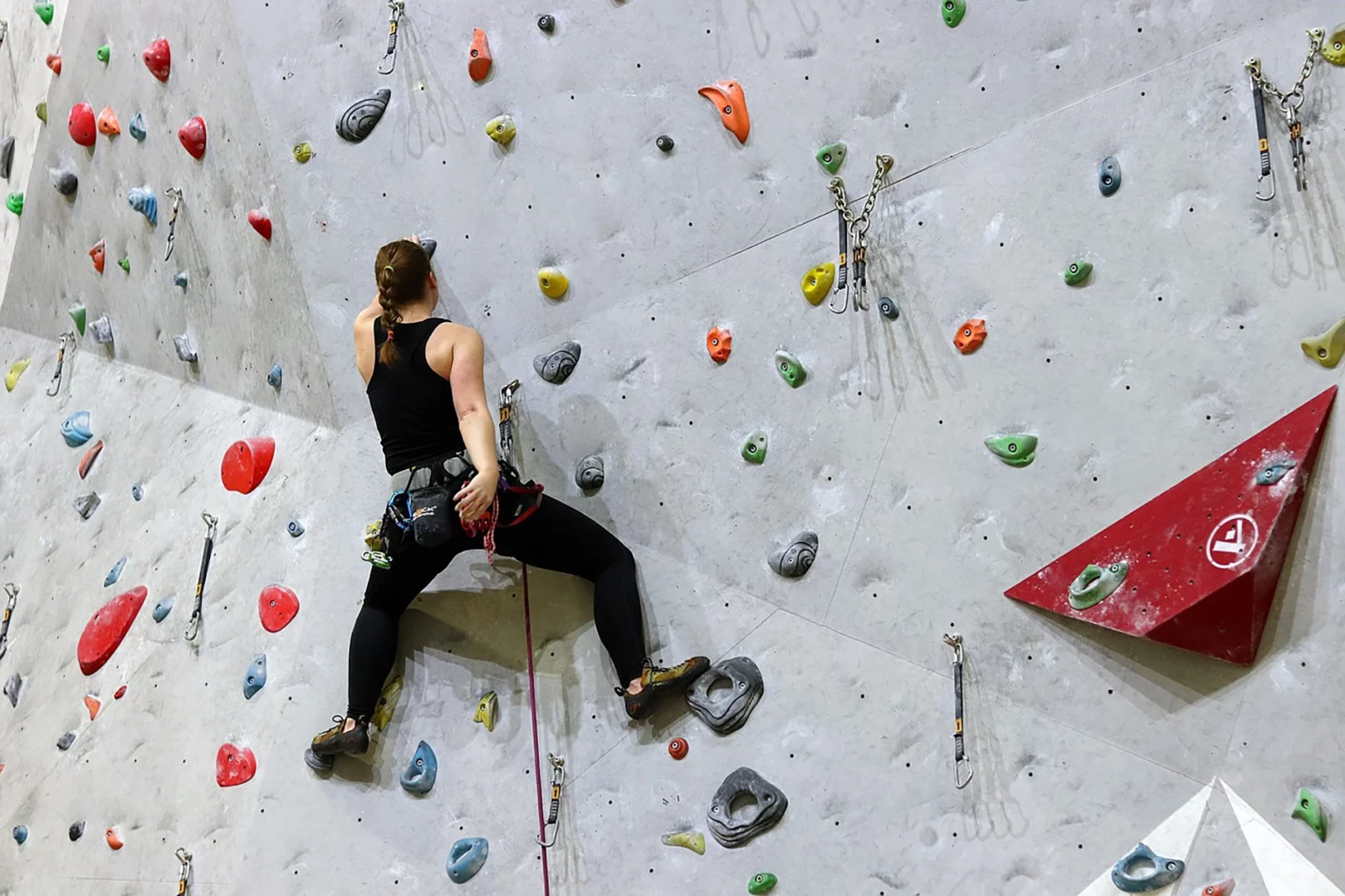 Aménagement de la salle d’escalade indoor d’Aurec-sur-Loire